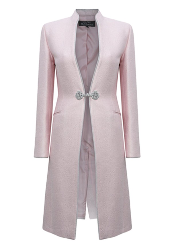Pale Pink Dress Coat