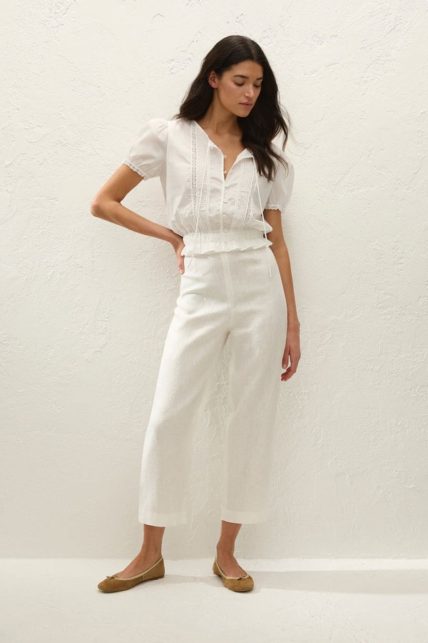 Fiora Blouse Fresco Lace Top from Faithfull
