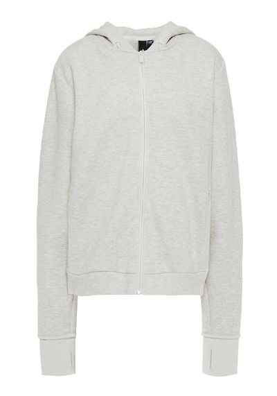 Mélange Cotton-Blend Jersey Hoodie from Adidas