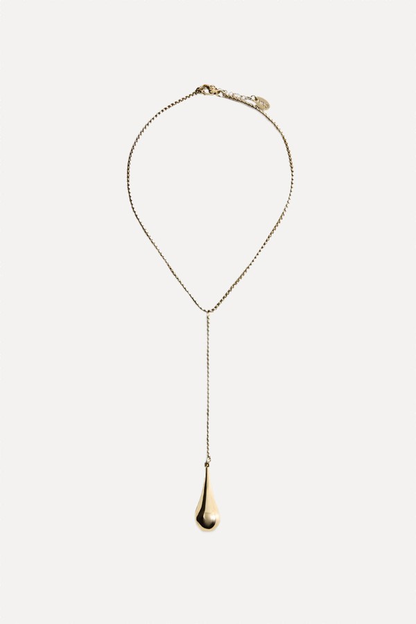 Metal Pendant Necklace from Mango