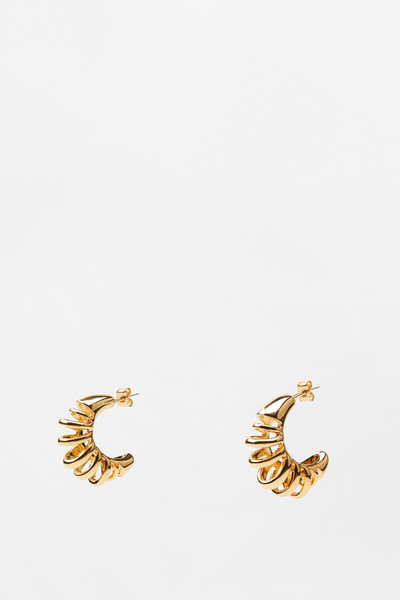 Twisted Hoop Earrings from Zara