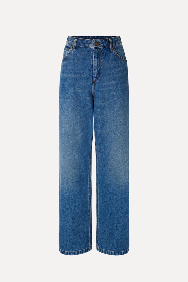 Calvin Straight-Leg High-Rise Denim Jeans, £185 | Soeur