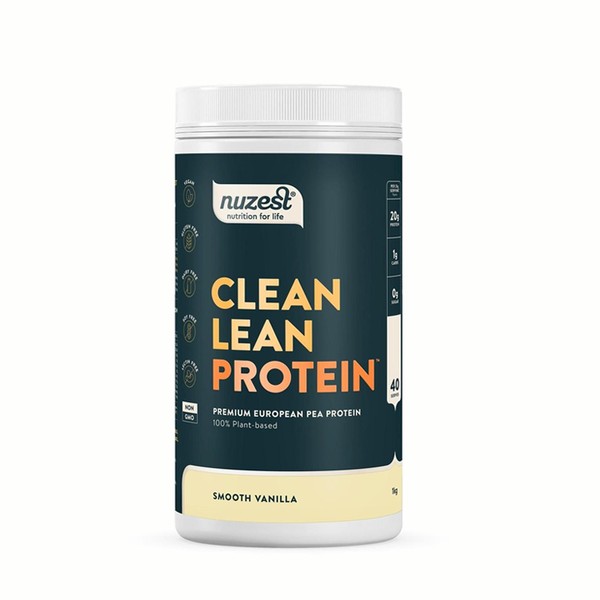 Smooth Vanilla Clean Lean Protein Powder from Nuzest