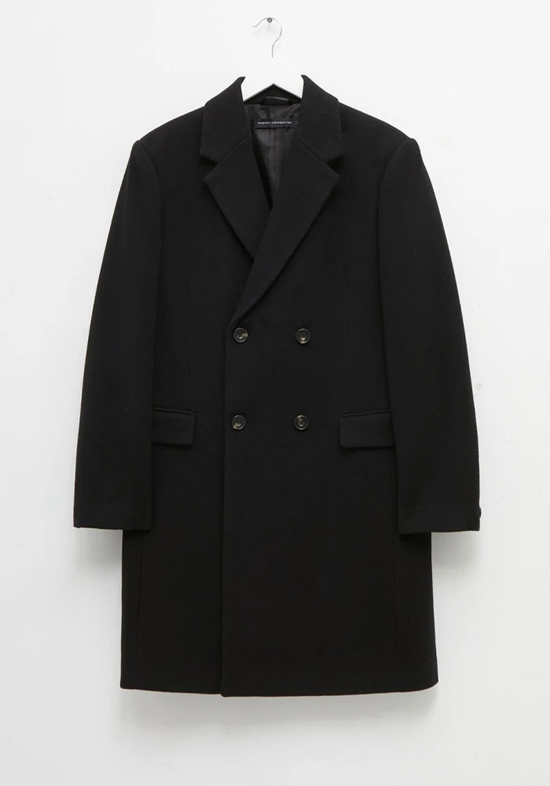 Formal Melton Double Breasted Coat