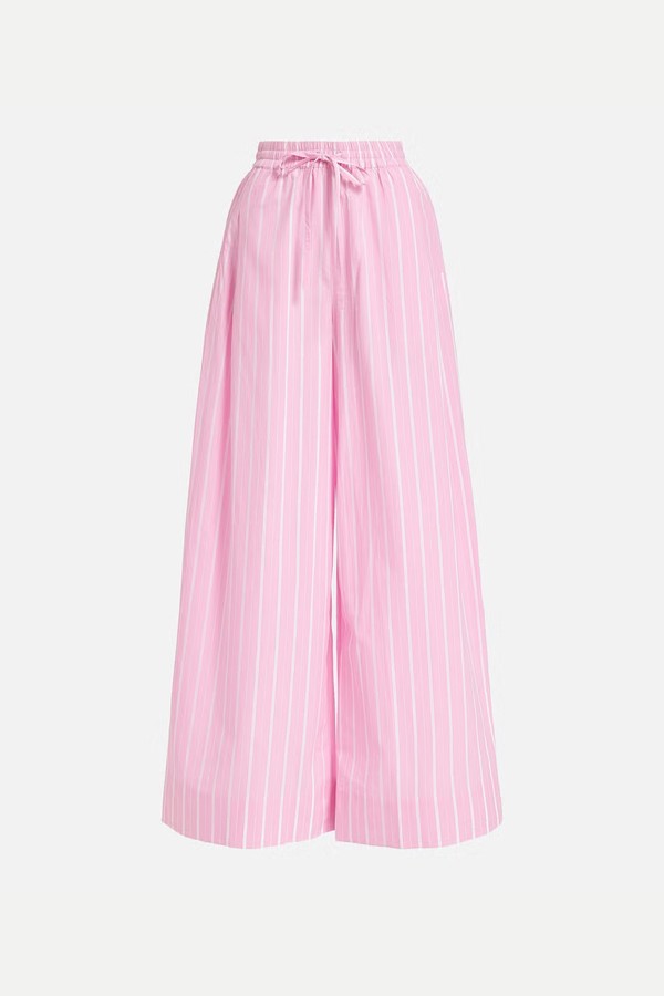 Febbles Wide-Leg Cotton Track Pants from Essentiel Antwerp