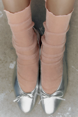 Shiny Sock Tights from Zara
