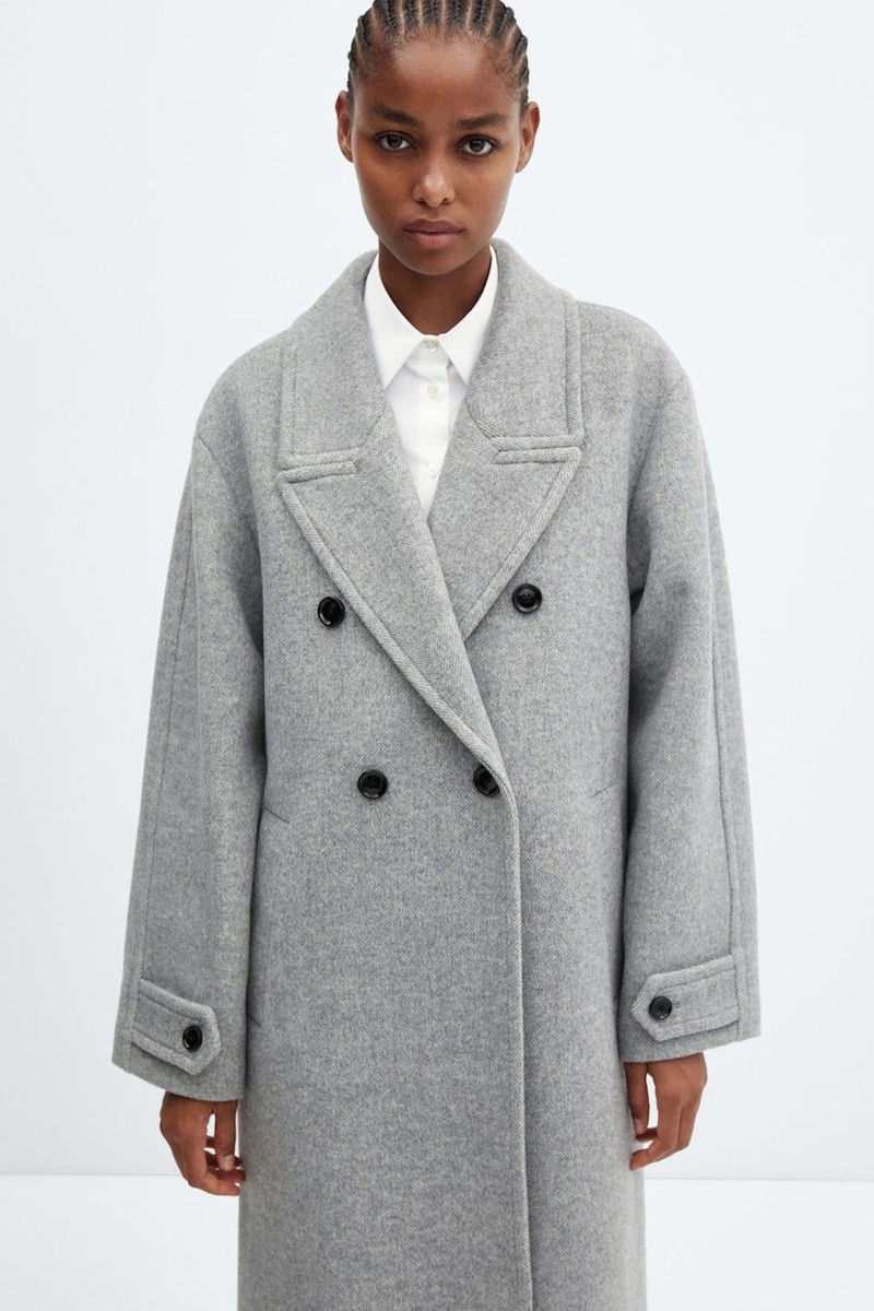 Handmade Oversized Wool Coat from Mango