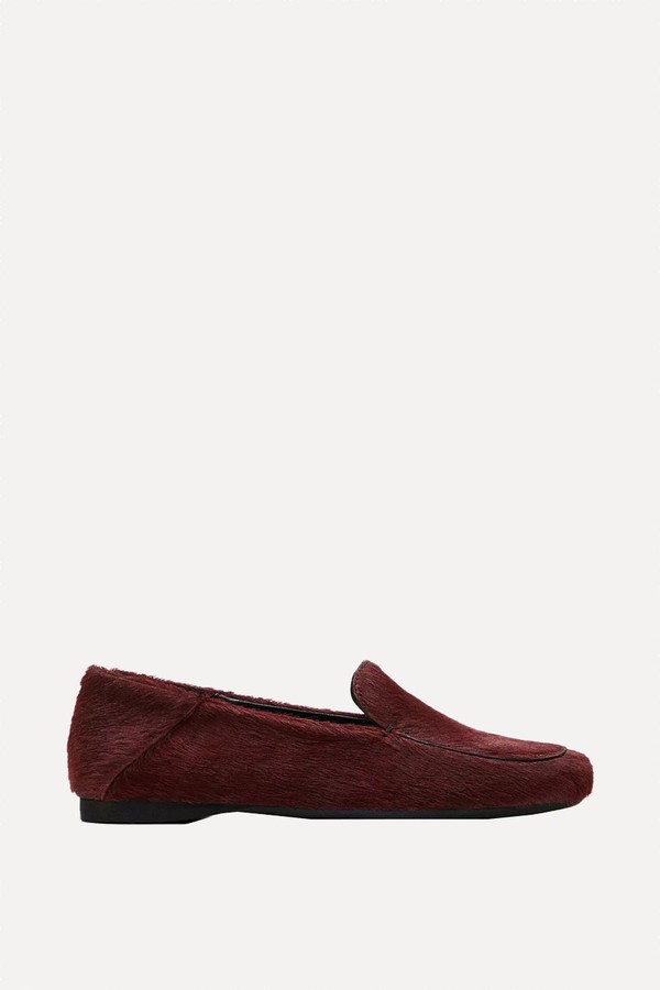 Hair On Leather Loafers