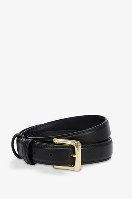 Emilia Buckled Leather Belt from Musier Paris
