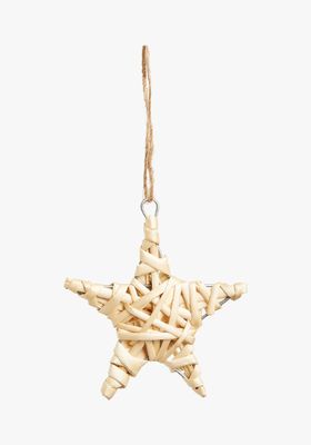 Community Garden Willow Star Tree Decoration from John Lewis