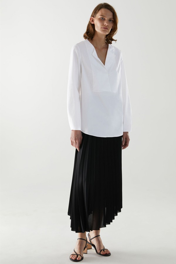 Organic Cotton Bib Detail Shirt