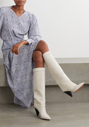 Loens Leather Knee Boots from Isabel Marant