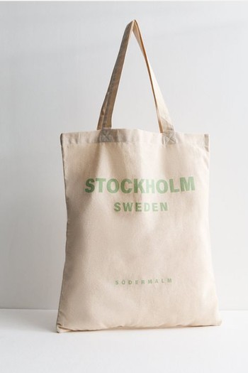 Stone Stockholm Canvas Tote Bag from New Look