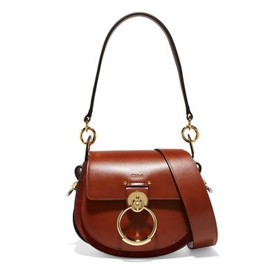 Tess Small Leather & Suede Shoulder Bag from Chloé