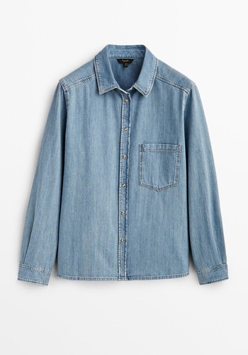 !00% Cotton Denim Shirt