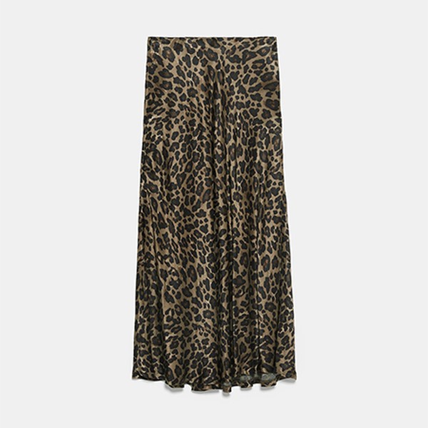 Animal Print Skirt from Zara