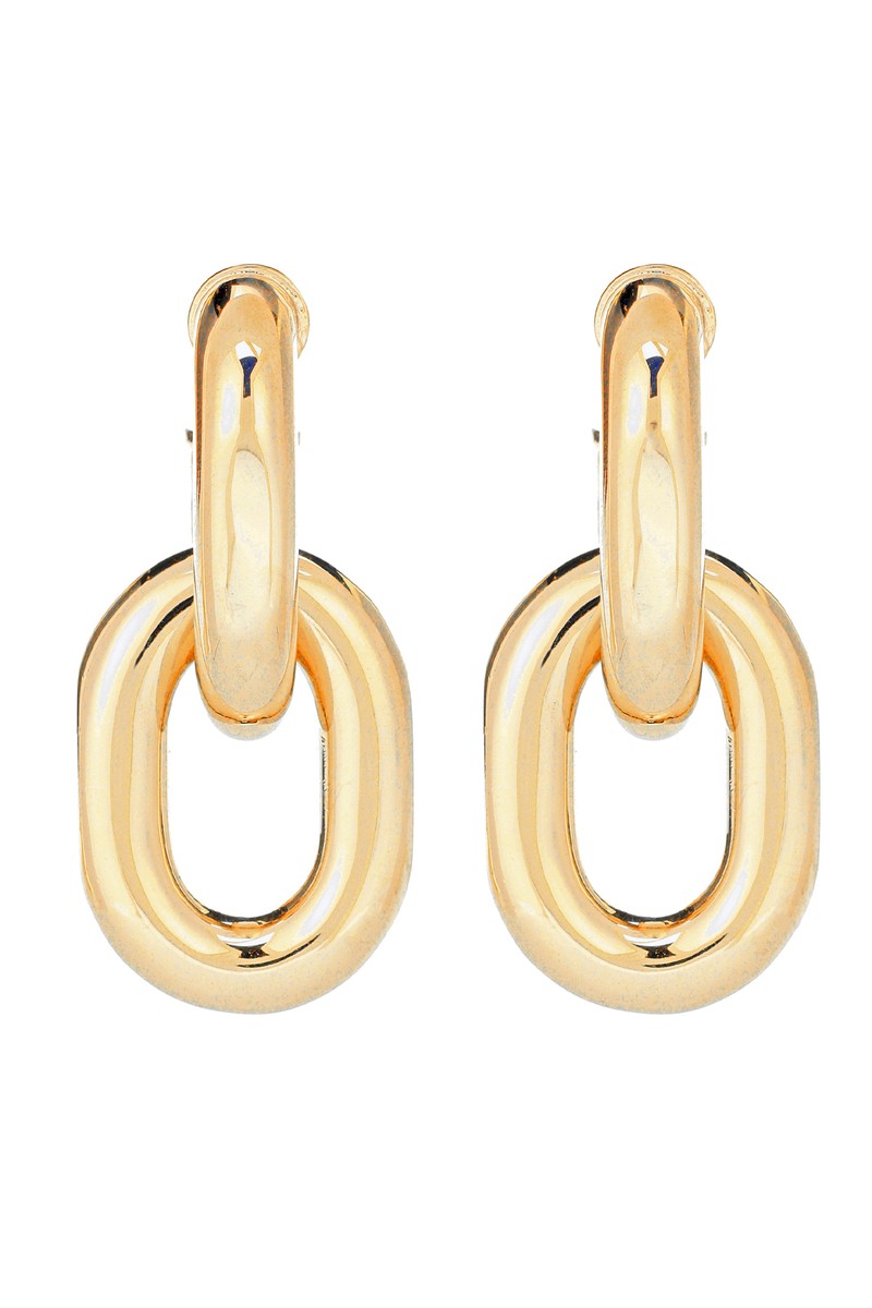 Chain Hoop Earrings from Paco Rabane