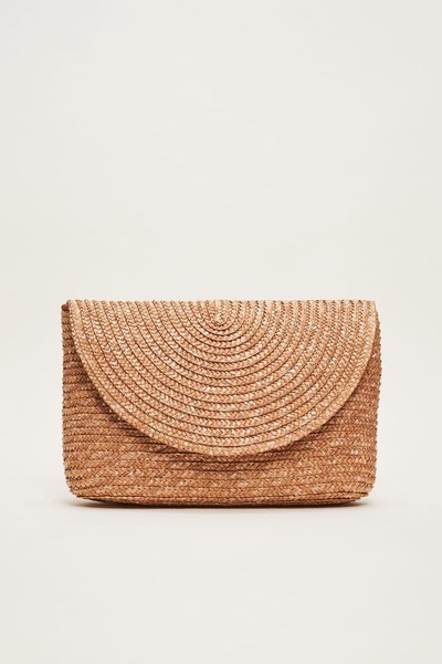 Straw Clutch Bag