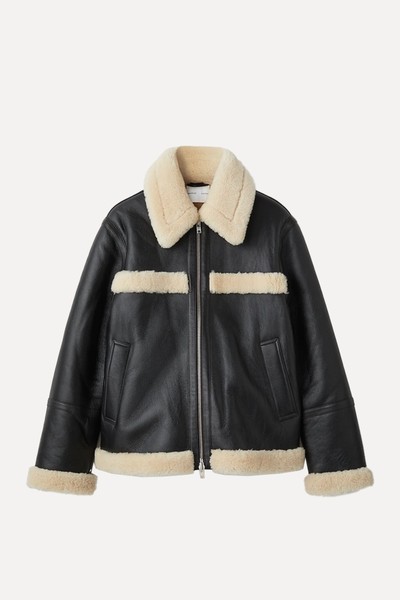 Leather Aviator Jacket from H&M