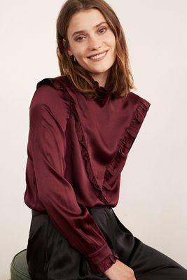 Evie Vintage Frill Blouse from Kitri