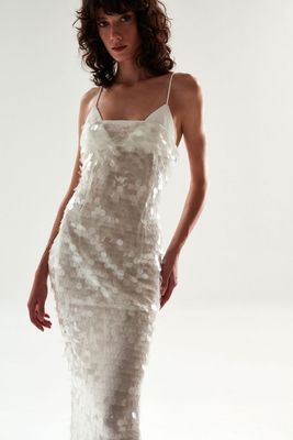 White Strapless Winslet Dress