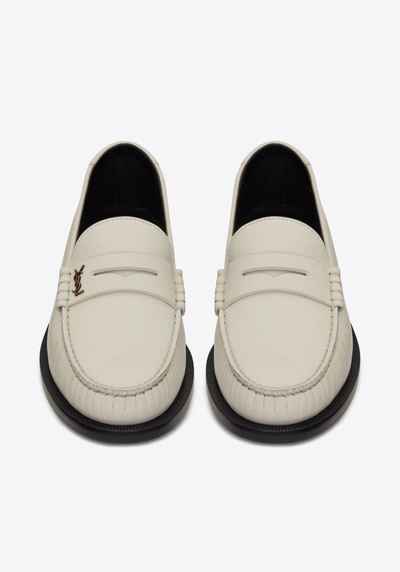 Le Loafer Logo-Plaque Loafers from Saint Laurent