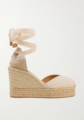 Chiara 80 Canvas Wedge Espadrilles from Castañer