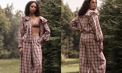 Flannel Parachute Pyjama Bottoms from Anthropologie