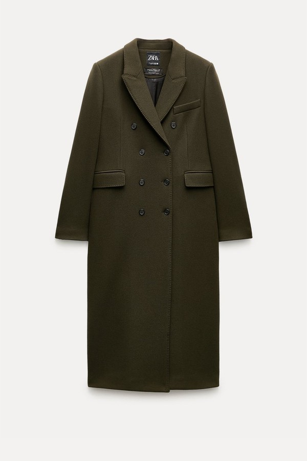 Manteco Wool Coat from Zara