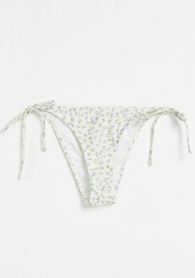 Ditsy Tie Side Bikini Pant from Topshop