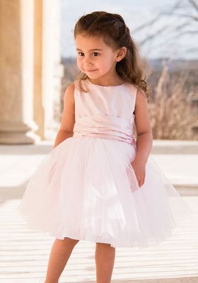 Lily Silk Tulle Flower Girl Dress from Sue Hill