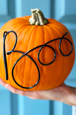 Handmade 'Boo' Wire Words For Pumpkin Decorating from Not On The High Street