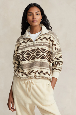 Geo-Motif Fleece Pullover from Polo Ralph Lauren