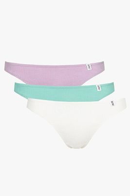 Rib Jersey Mini Briefs - 3 Pack from Les Girls Les Boys