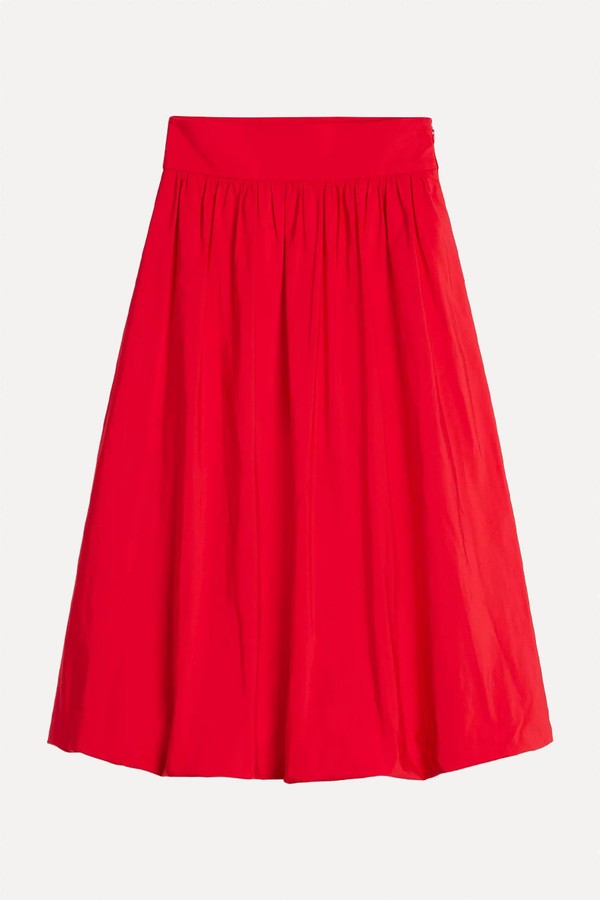 Bubble Hem Midi Skirt from Boden