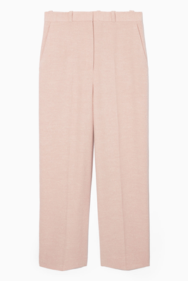 Wide-Leg Textured Trousers from COS