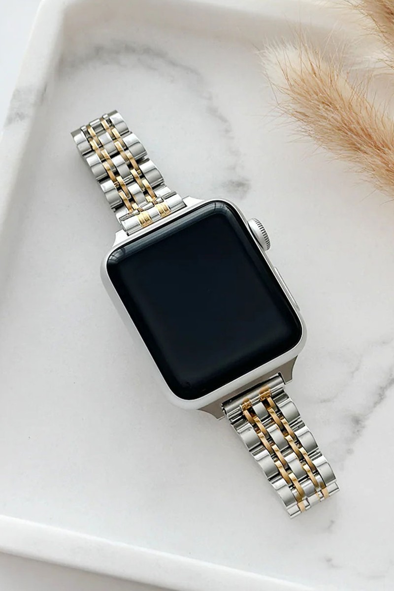 Slim Stainless Steel Apple Watch Strap from Coconut Lane