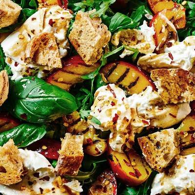 Nectarine & Burrata Salad 