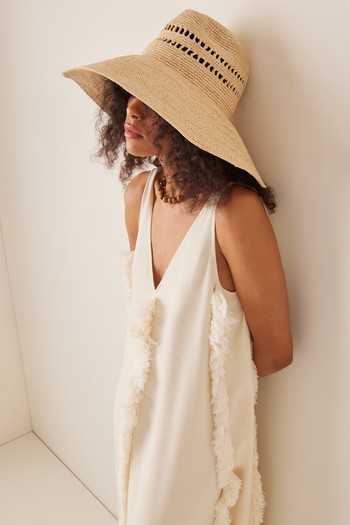 Harlow Raffia Hat, £275 | Janessa Leone