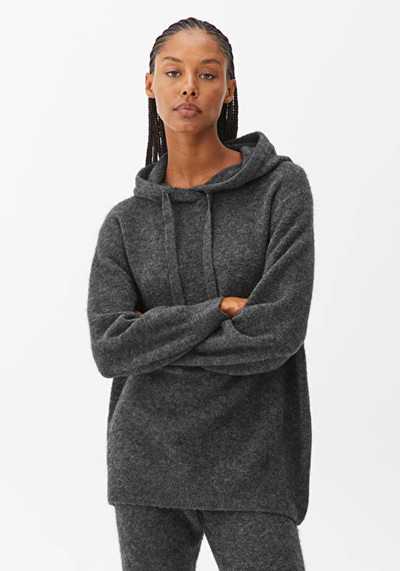 Oversized Alpaca Blend Hoodie from Arket