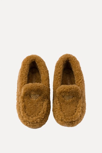 Shearling Driving Shoes from Prada