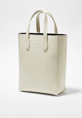 Moa Croc Recycled Leather Tote