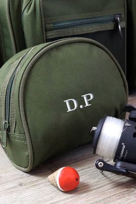 Personalised Fishing Reel Case With Zipper