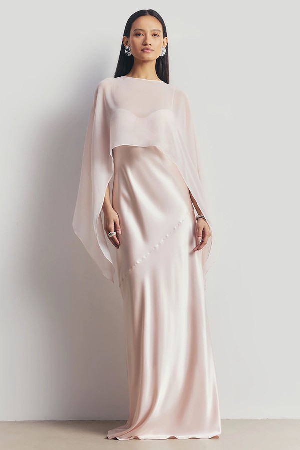 Satin Cup Detail Slip Dress from Because Of Alice