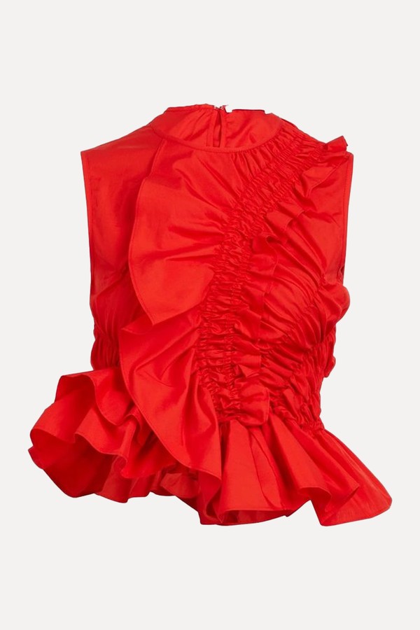 Ruffled Sleeveless Top from Cecilie Bahnsen