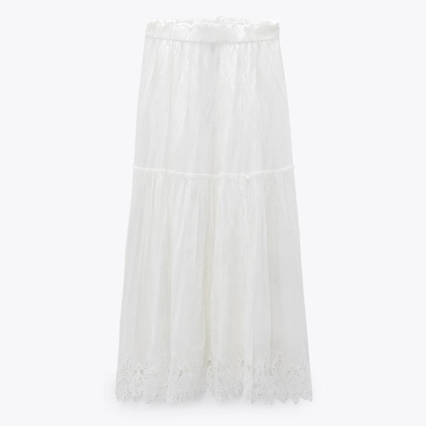 Long Crochet Skirt from Zara