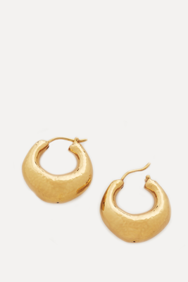 Deia Chunky Medium Hoop Earrings from Monica Vinader