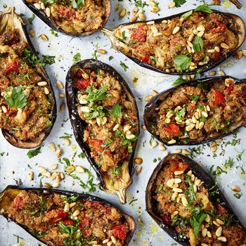 Stuffed Aubergines