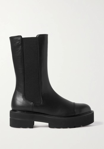 Presley Ultralift Leather Platform Chelsea Boots from Stuart Weitzman