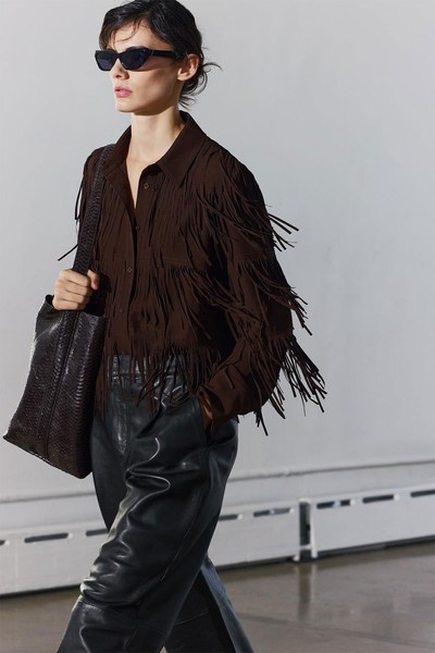 Maxi Fringe Shirt